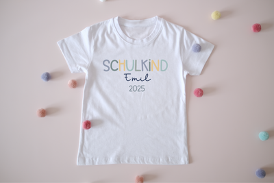 Schulkind Shirt bunt