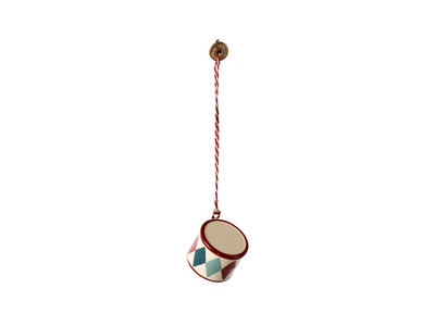 Maileg Ornament Trommel blau-rot