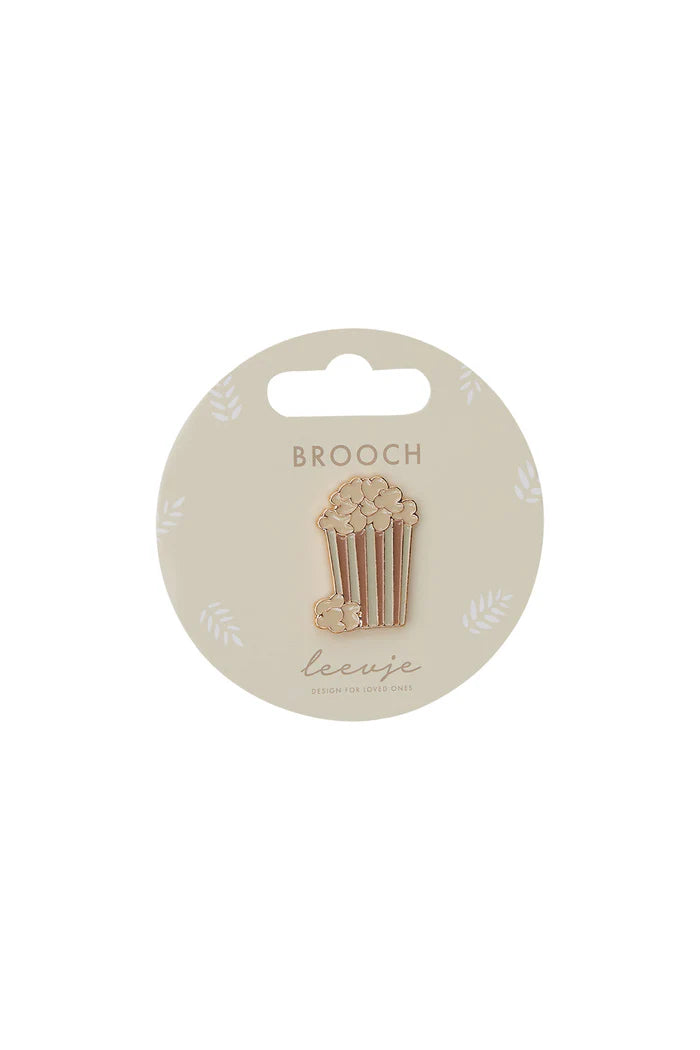 Brosche "Popcorn"