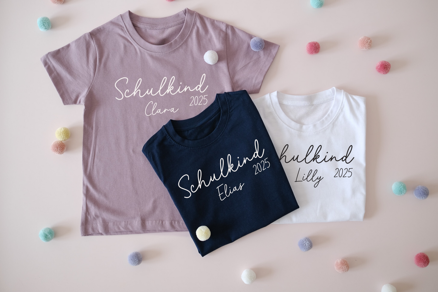 Schulkind Shirt mit Name & Jahreszahl