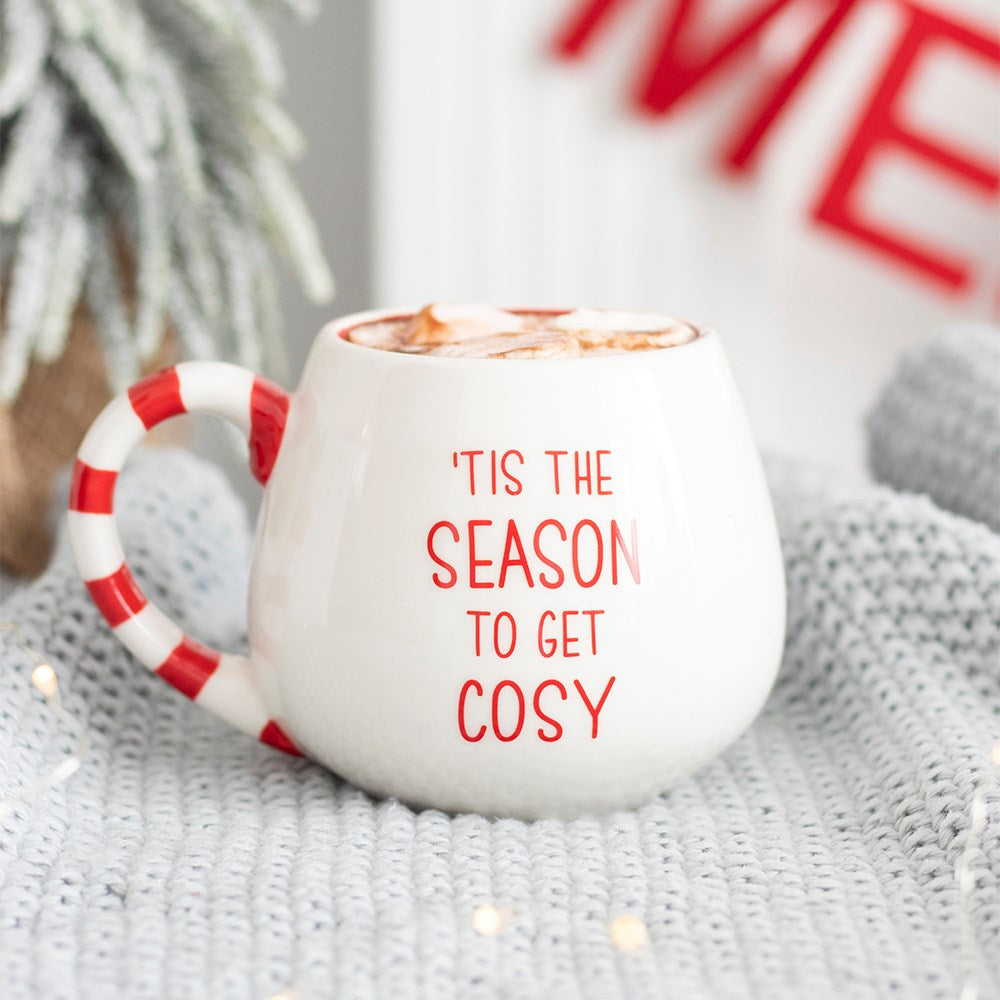 Weihnachtstasse "Tis the season to get cosy"