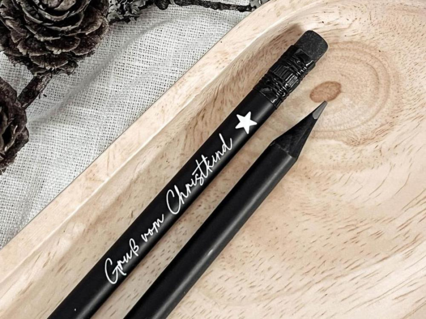 Bleistift Gruß vom Christkind