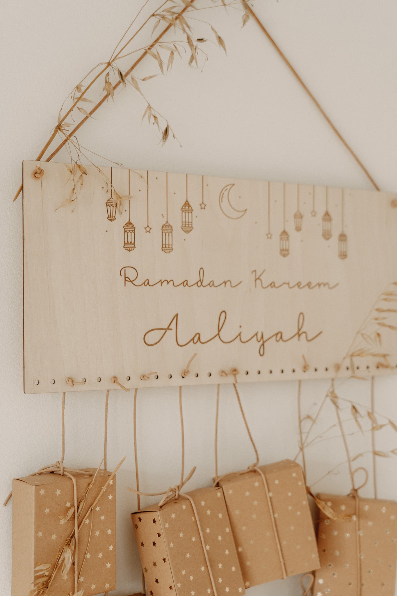 Ramadan-Kalender mit Laternen