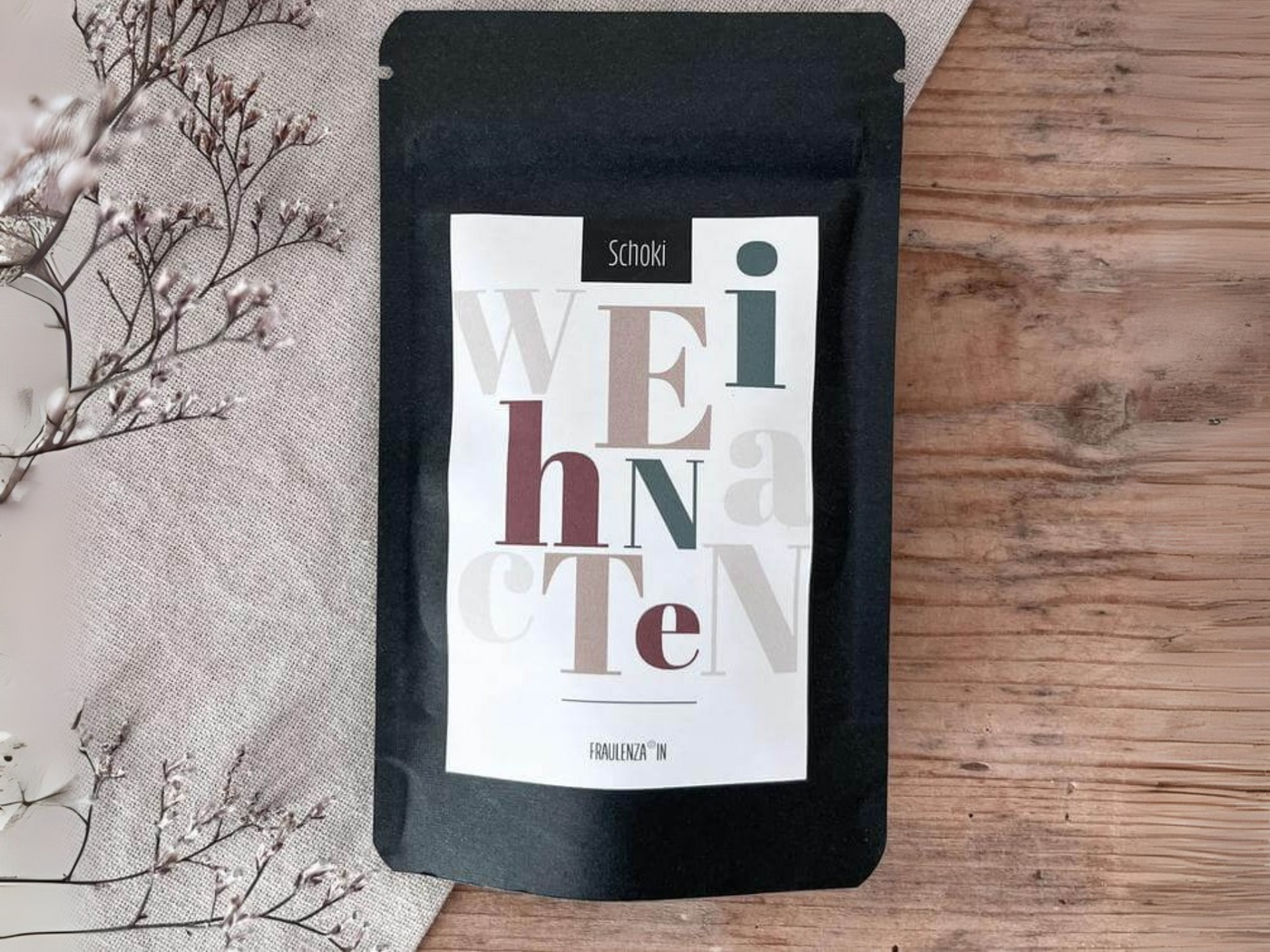 Schokolade "Weihnachten" bunt