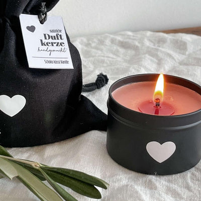 Duftkerze "Herzstück" in Geschenkverpackung