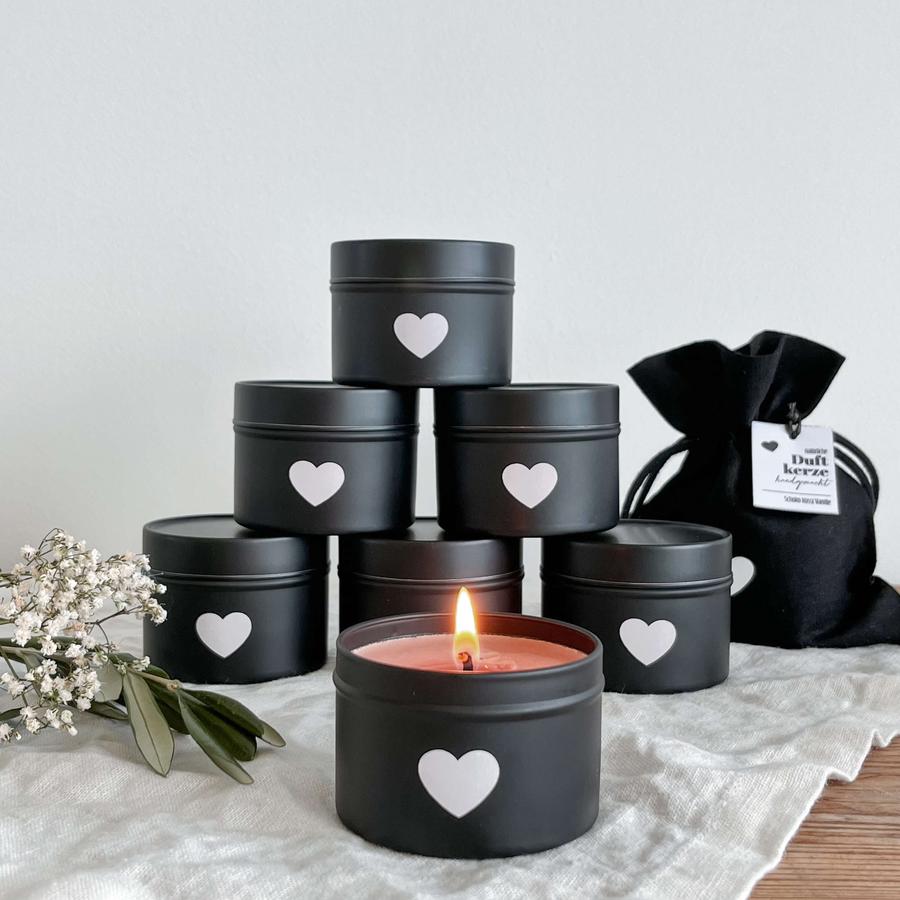 Duftkerze "Herzstück" in Geschenkverpackung