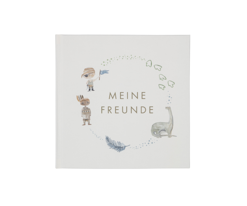 Freundebuch "Pirat, Dino & Little Feather"