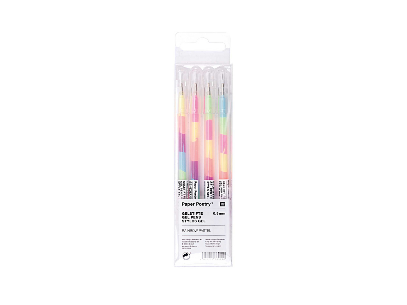 Gelstift "Regenbogen" - pastell (4er-Set)