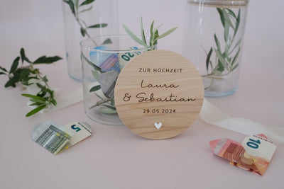 Vorratsglas ZUR HOCHZEIT