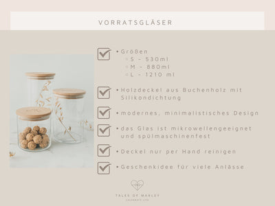 Vorratsglas MITEINANDER FÜREINANDER NEBENEINANDER