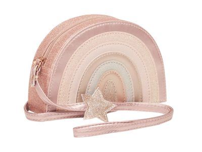 Kindertasche Regenbogen Glitzer