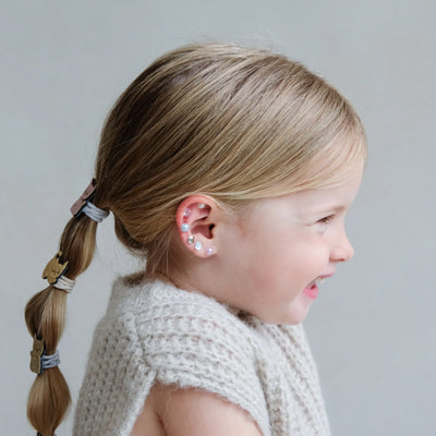 Klebesticker Ohrringe | Perlen