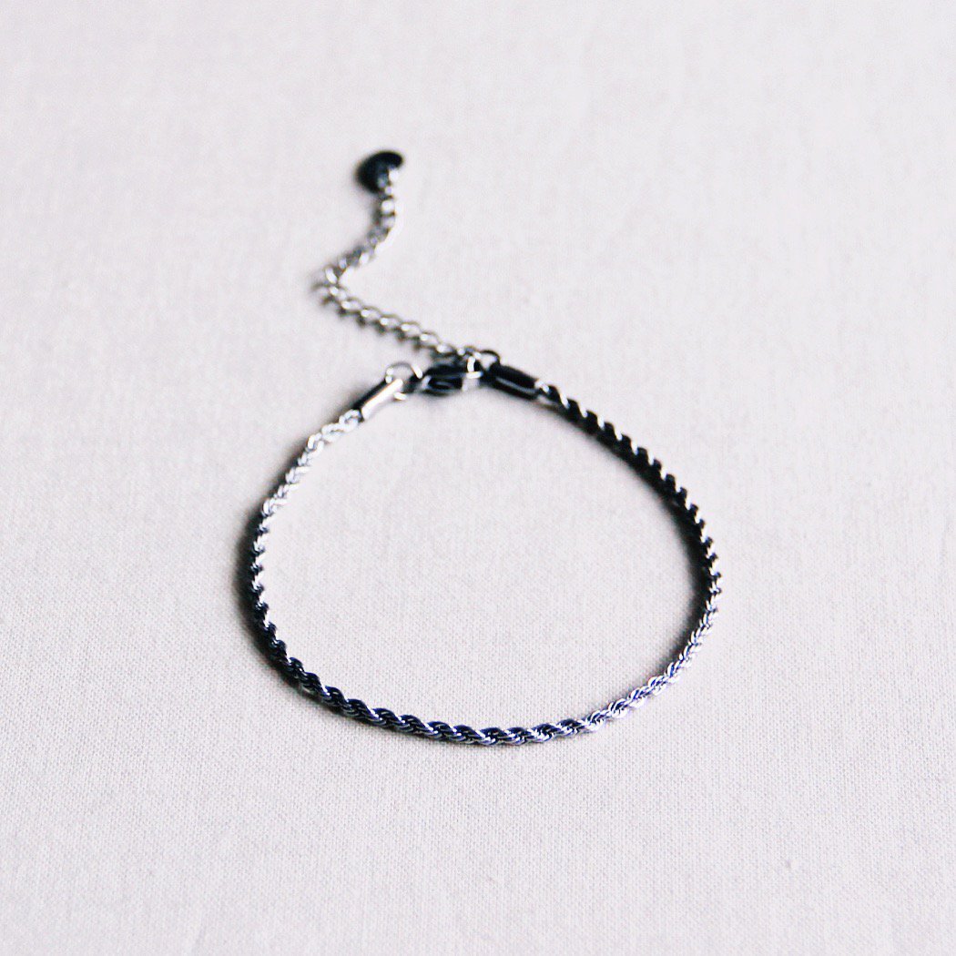 Armband "twisted small" in silber