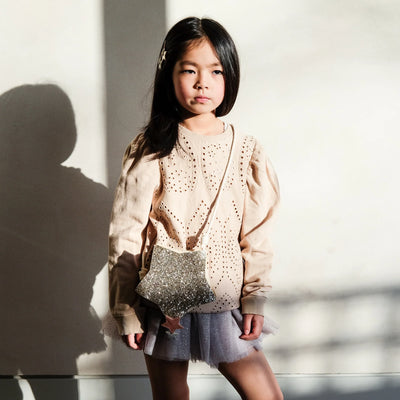 Kindertasche Stern Glitzer