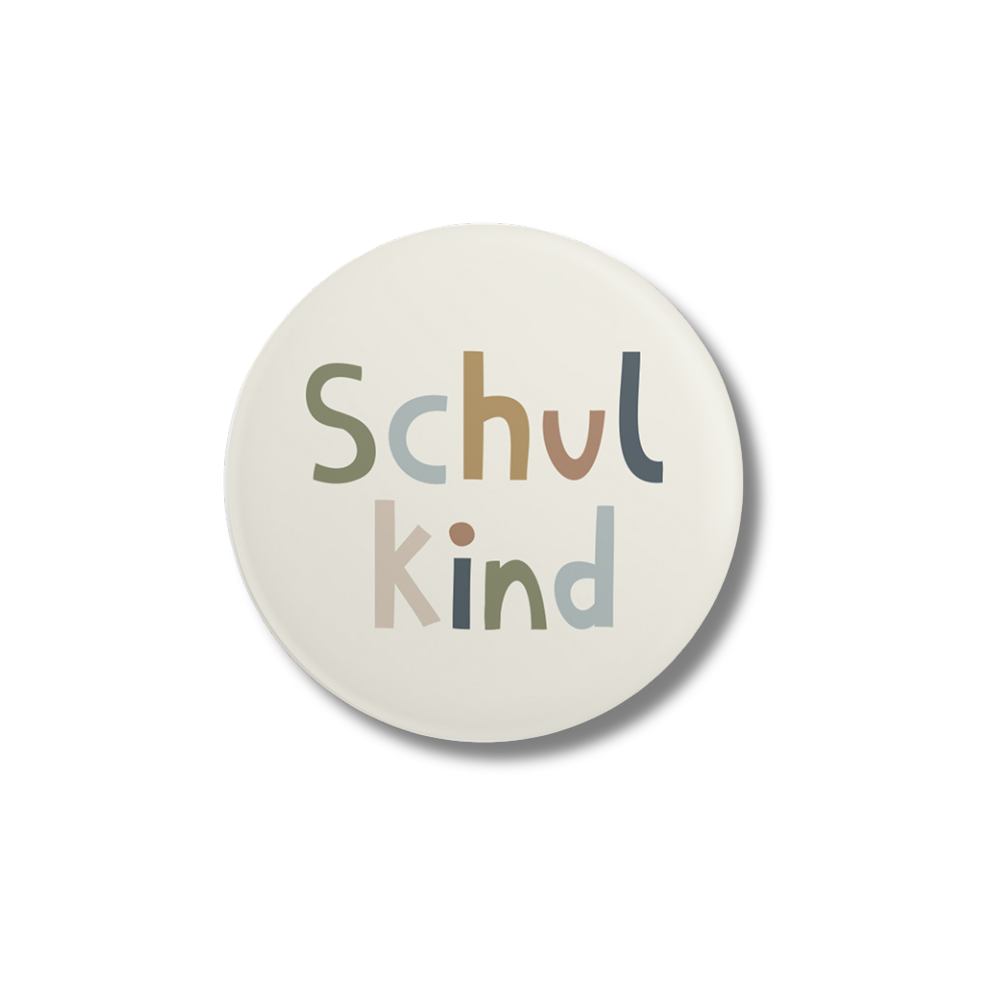 Button "SCHULKIND" - Nature Kids