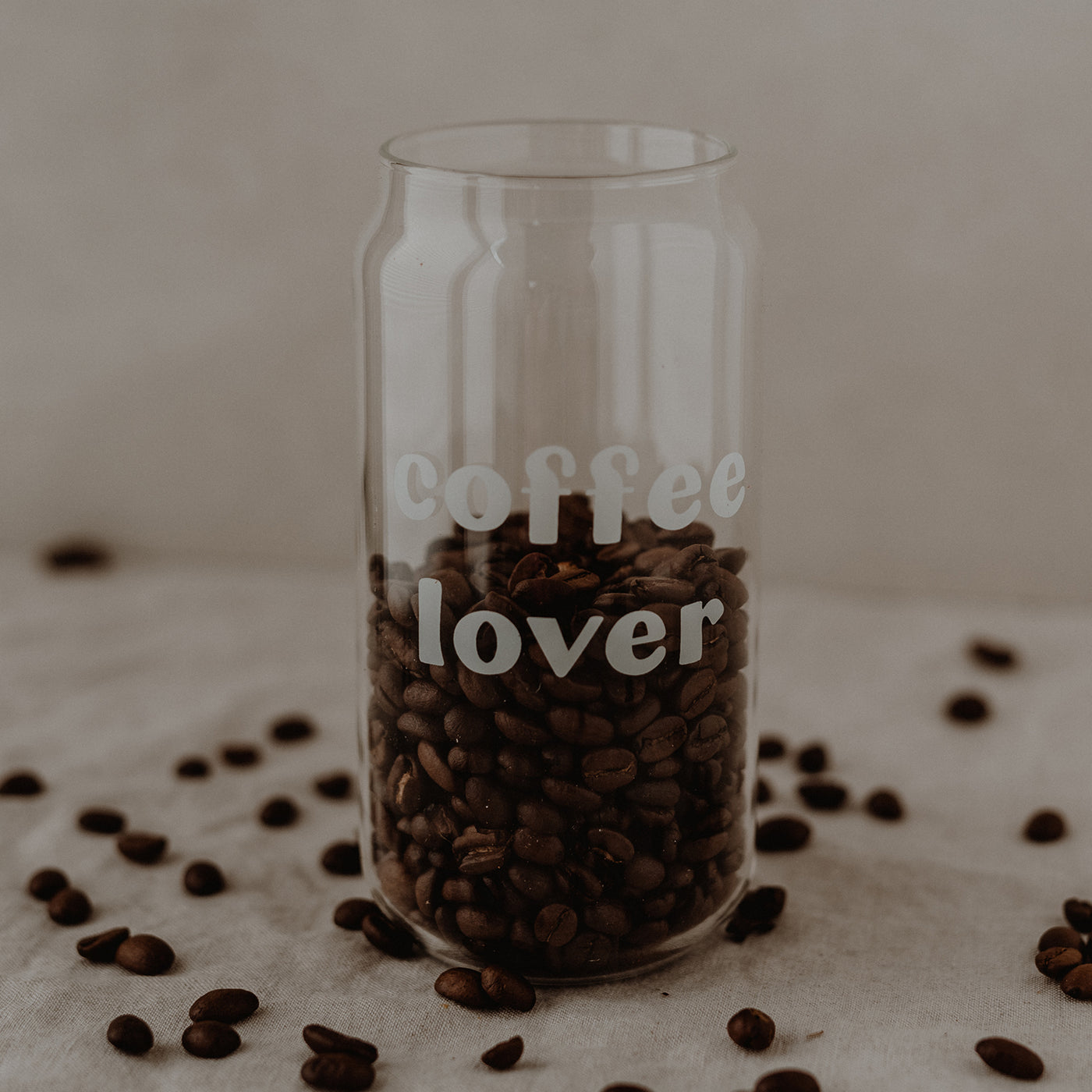 Hohes Trinkglas COFFEE LOVER