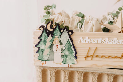 Adventskiste als Adventskalender
