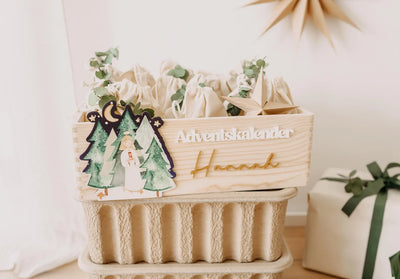 Adventskiste als Adventskalender