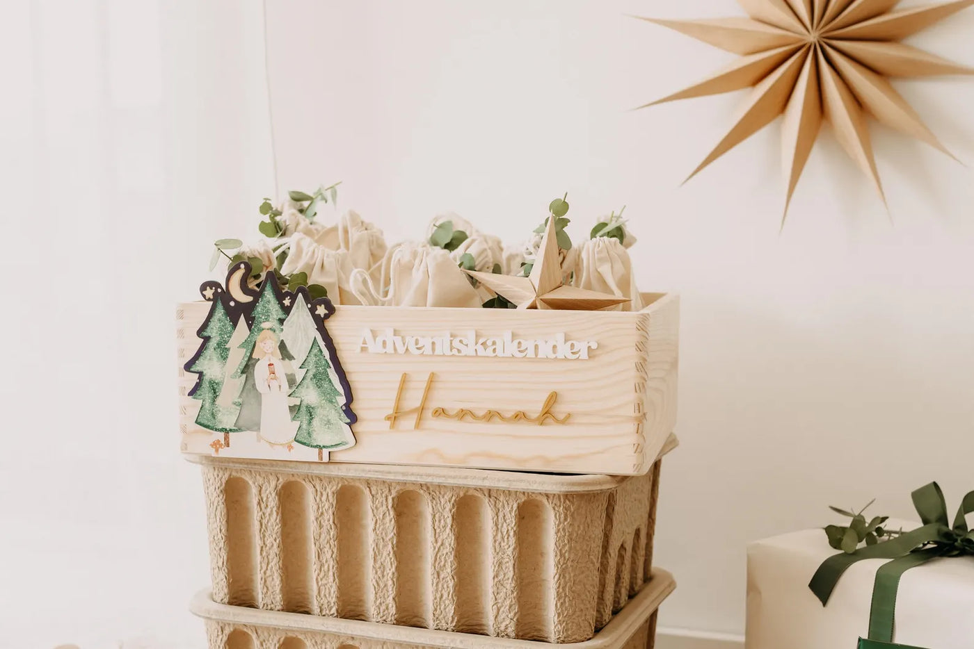 Adventskiste als Adventskalender