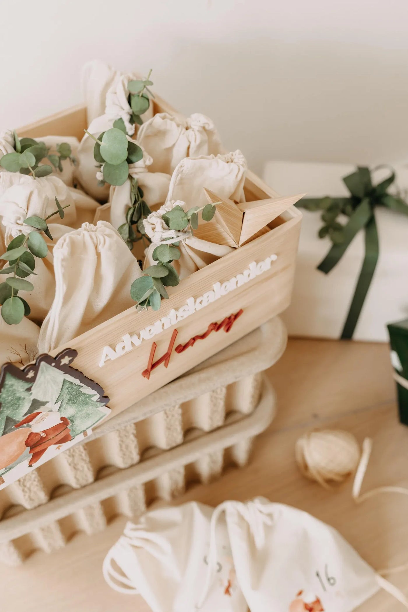 Adventskiste als Adventskalender