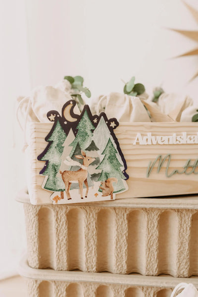 Adventskiste als Adventskalender