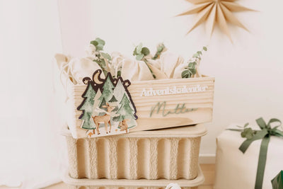 Adventskiste als Adventskalender