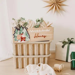 Adventskiste als Adventskalender