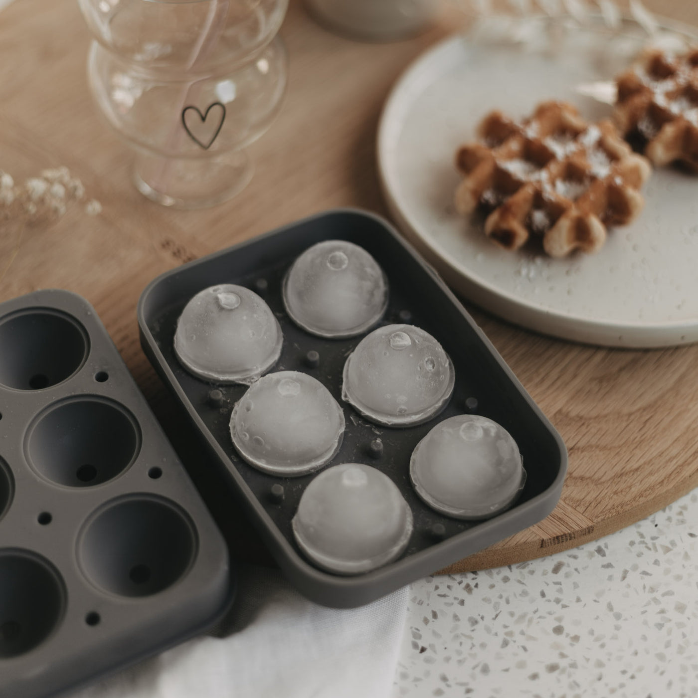 Eiswürfelform Kugeln von Eulenschnitt