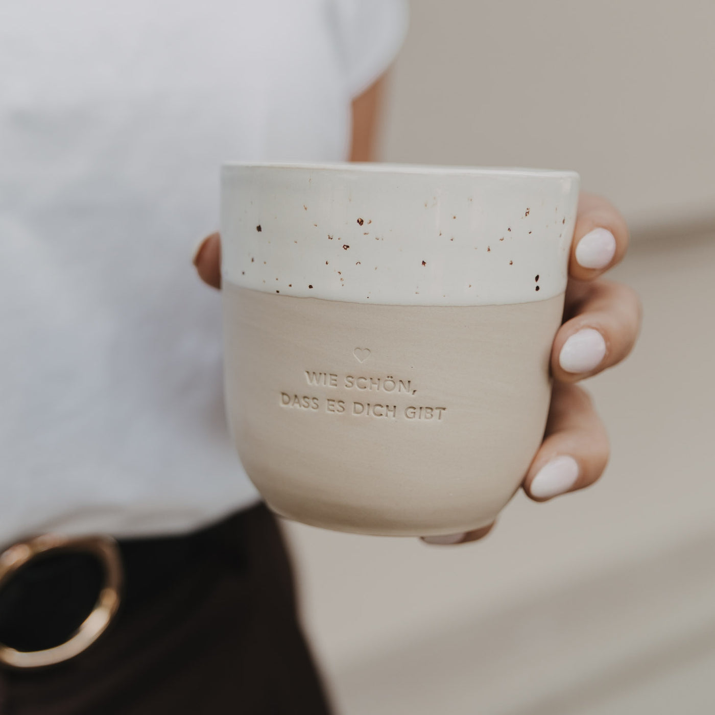 Becher "Wie schön, dass es dich gibt"