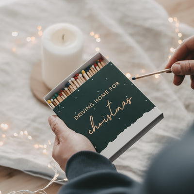 Streichhölzer Christmas Car - Driving home for Christmas