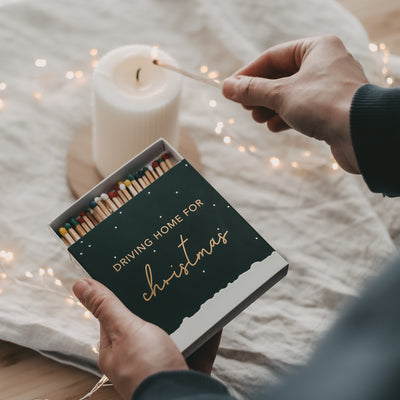 Streichhölzer Christmas Car - Driving home for Christmas