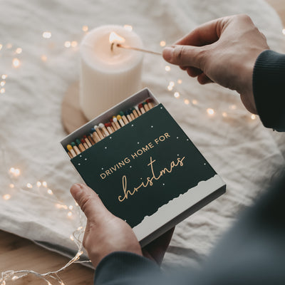 Streichhölzer Christmas Car - Driving home for Christmas