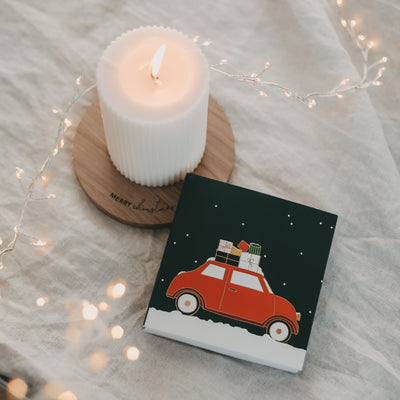 Streichhölzer Christmas Car - Driving home for Christmas