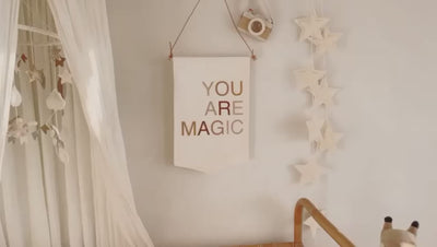 Wimpel aus Stoff "you are magic"