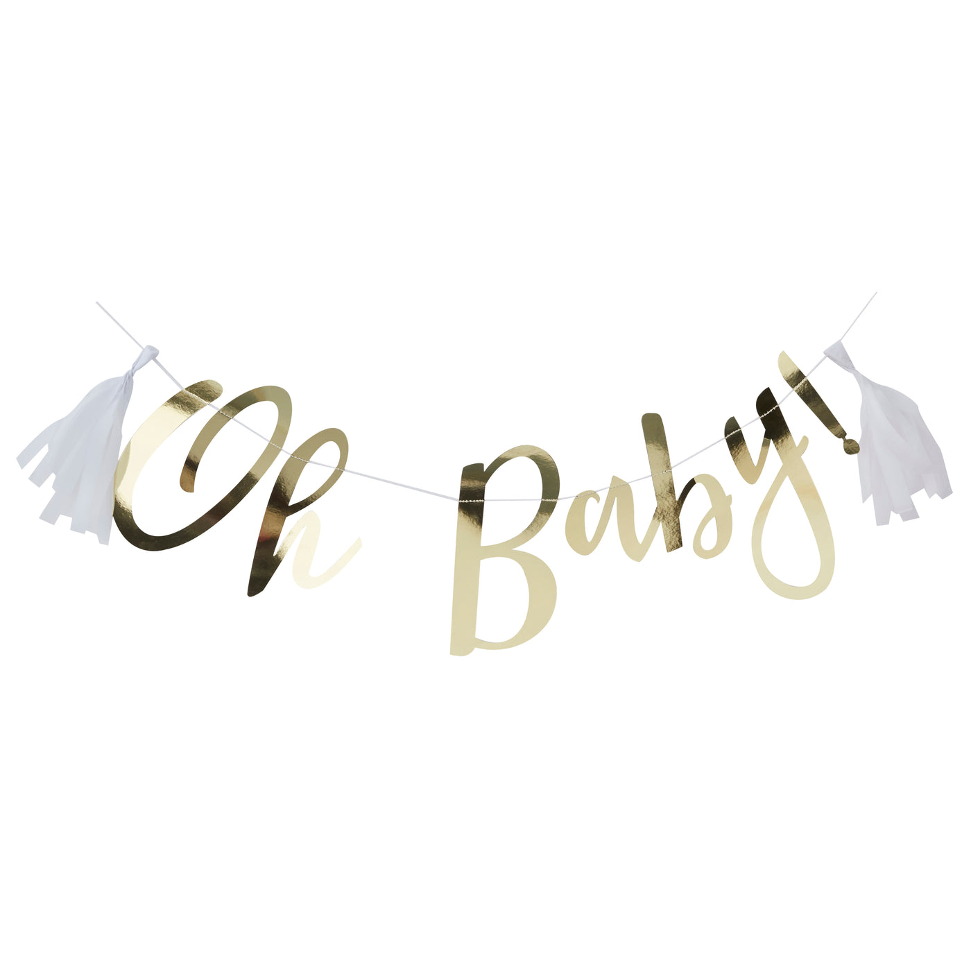 Girlande "Oh Baby" in gold