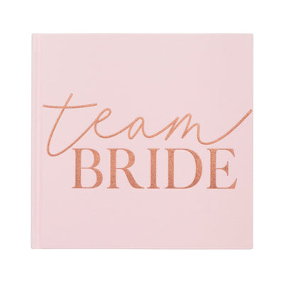 Team Bride Gästebuch - blush