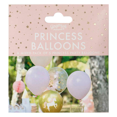 Luftballons Prinzessinnen Kindergeburtstag